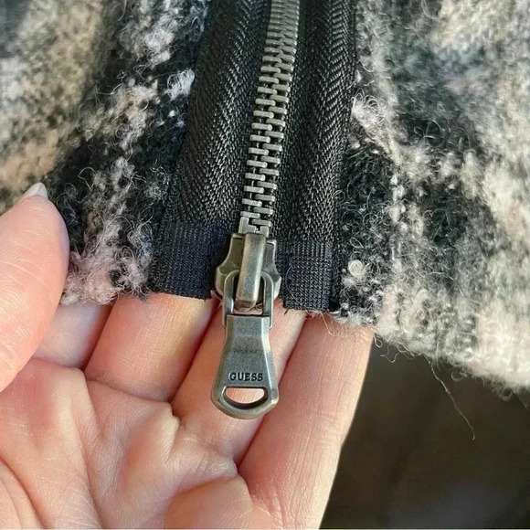 Guess Zoe Plaid Wool Blend Dress preppy girlhood legally blonde tweed - Picture 7 of 8